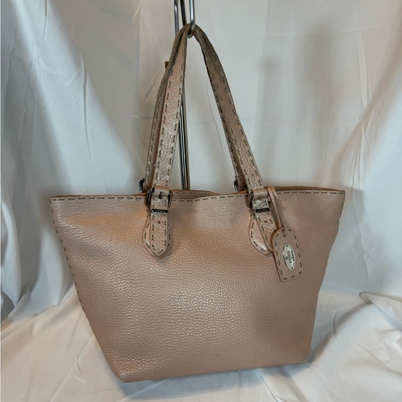 FENDI Rose Gold Small Tote - Picture 1 of 16